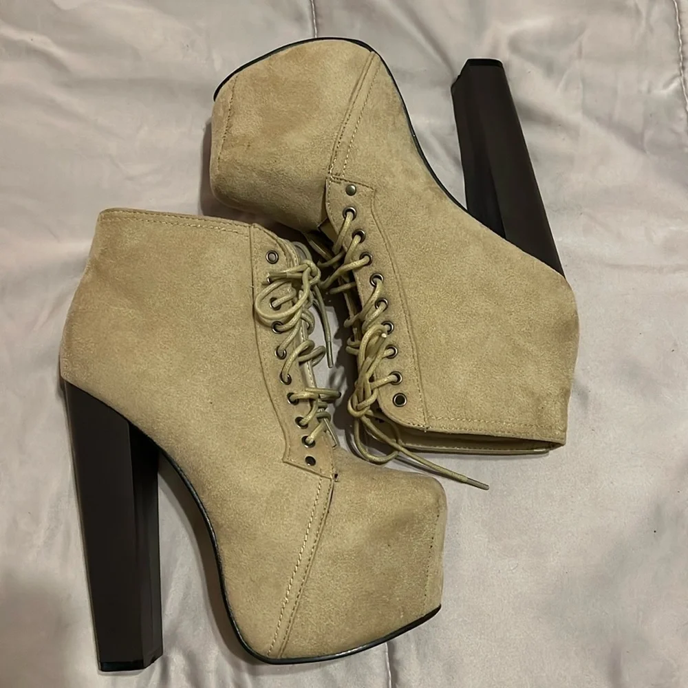 Nude Booties - Picture 2 of 7